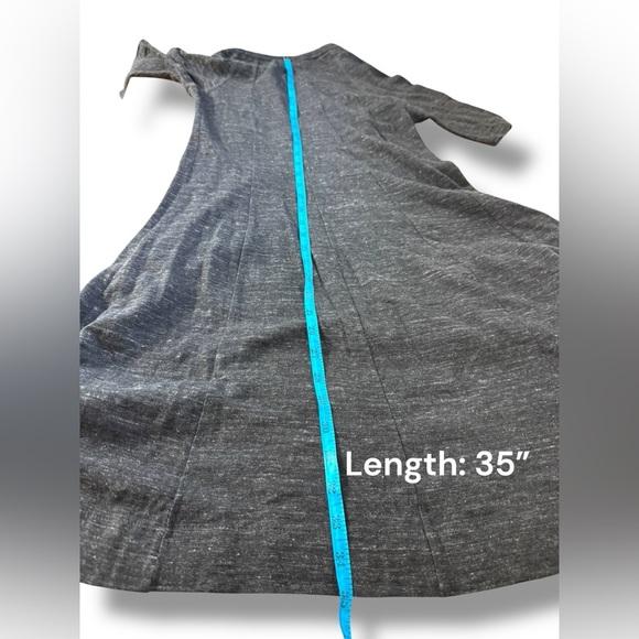 Ganni Scoop Neck Mini Dress XS Grey A-Line Excellent‎ Condition - Picture 8 of 8